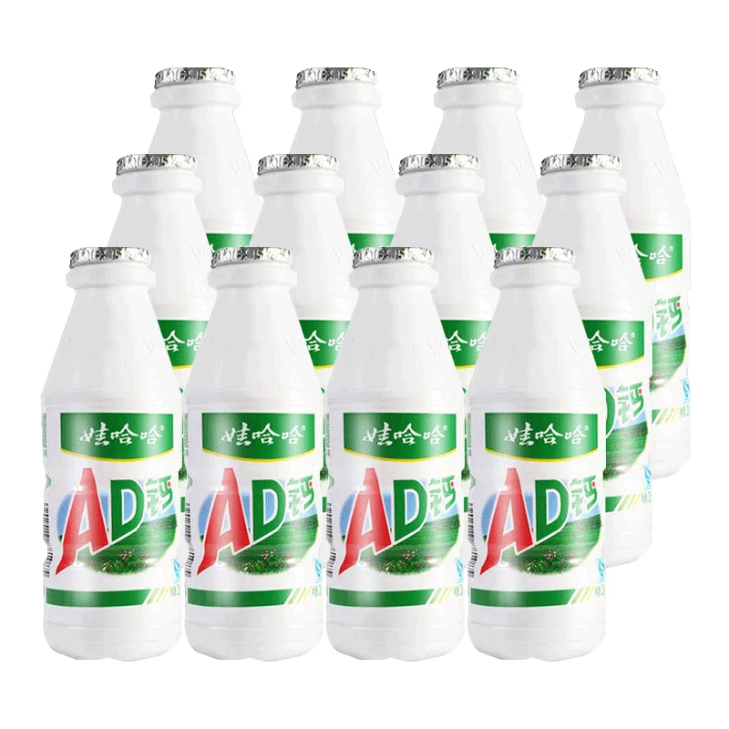 娃哈哈AD钙奶220g*4大瓶非整箱早餐饮料娃哈哈儿童乳酸牛奶饮品