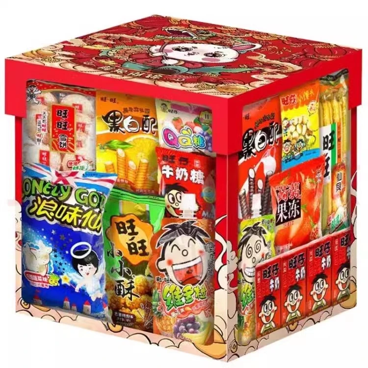 零食大礼包中秋礼物送女友整箱休闲食品解馋小吃网红儿童生日组合