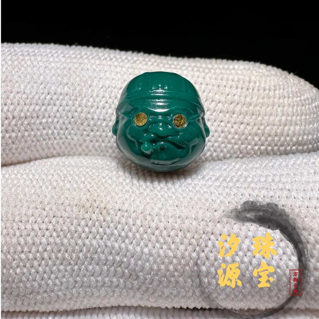 万物科技松12mm地主搭腰珠配星月猴头库克椰蒂手串文玩diy配珠