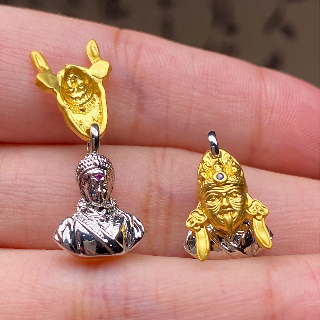 万物前世今生扎基拉姆侧挂吊坠配星月猴头库克椰蒂手串手持配饰