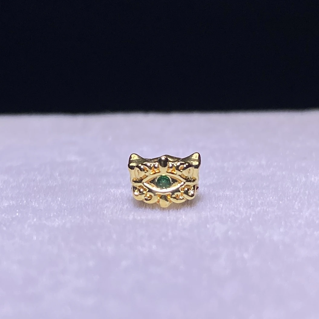 万物灵瞳卡环配星月猴头椰蒂百香手串手链腰珠顶珠隔珠文玩配饰