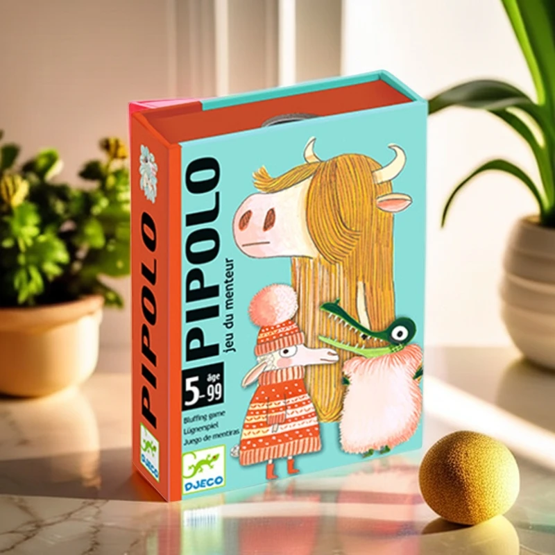法国Djeco动物新衣儿童益智桌面游戏逻辑记忆力训练卡片