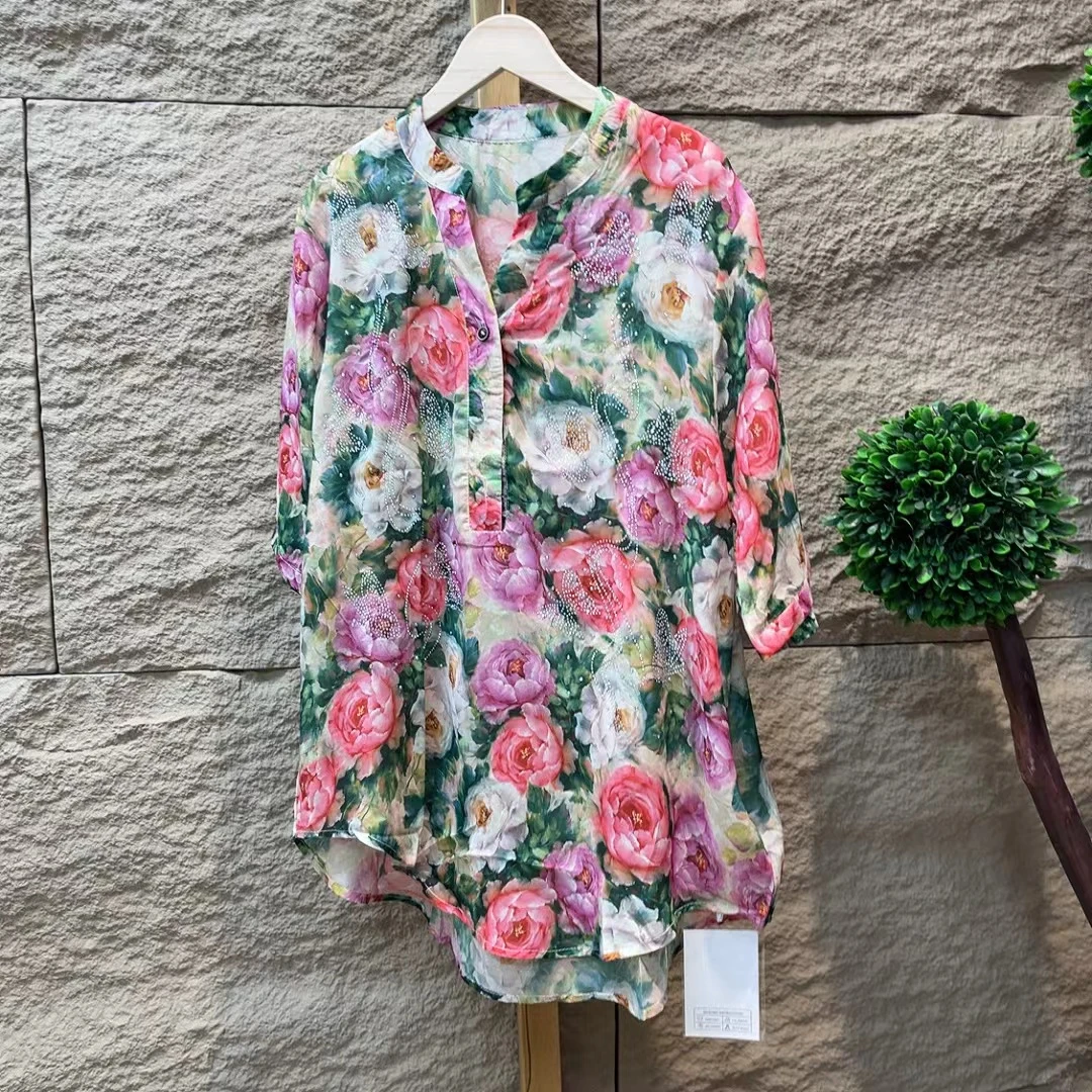 5960新款夏季时尚减龄气质短袖T恤小衫QZ