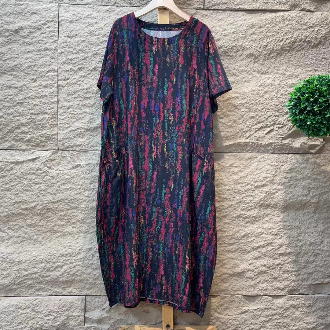 5088新款夏季优雅气质减龄显瘦连衣裙QZ