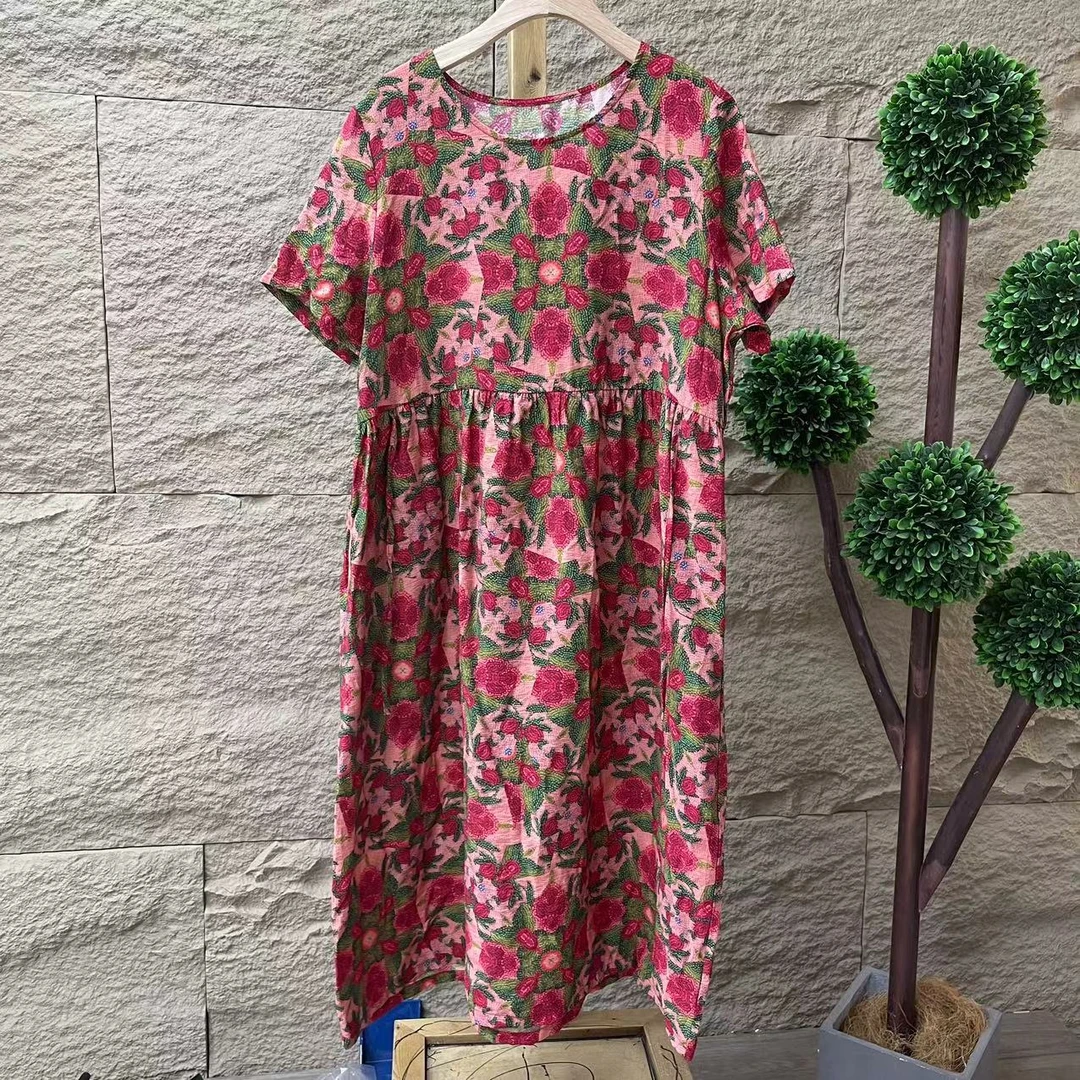 4517新款夏季洋气减龄气质连衣裙QZ