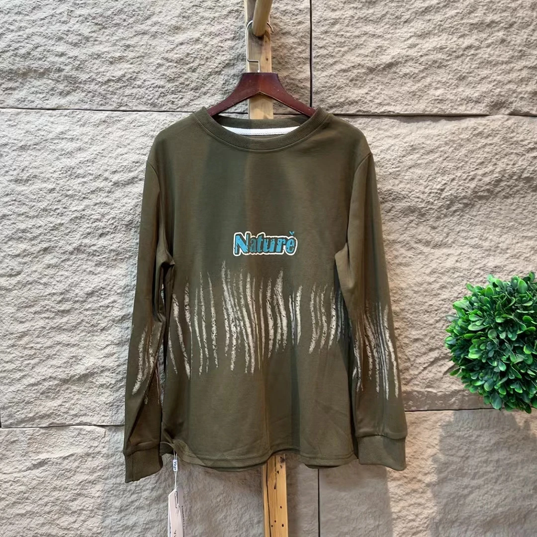 4527新款夏季休闲气质百搭时尚长袖T恤