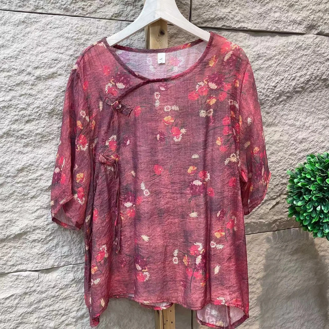 6039新款夏季洋气减龄时尚小衫QZ