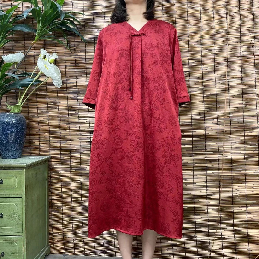 2800新款春夏遮肉显瘦洋气减龄连衣裙QZ