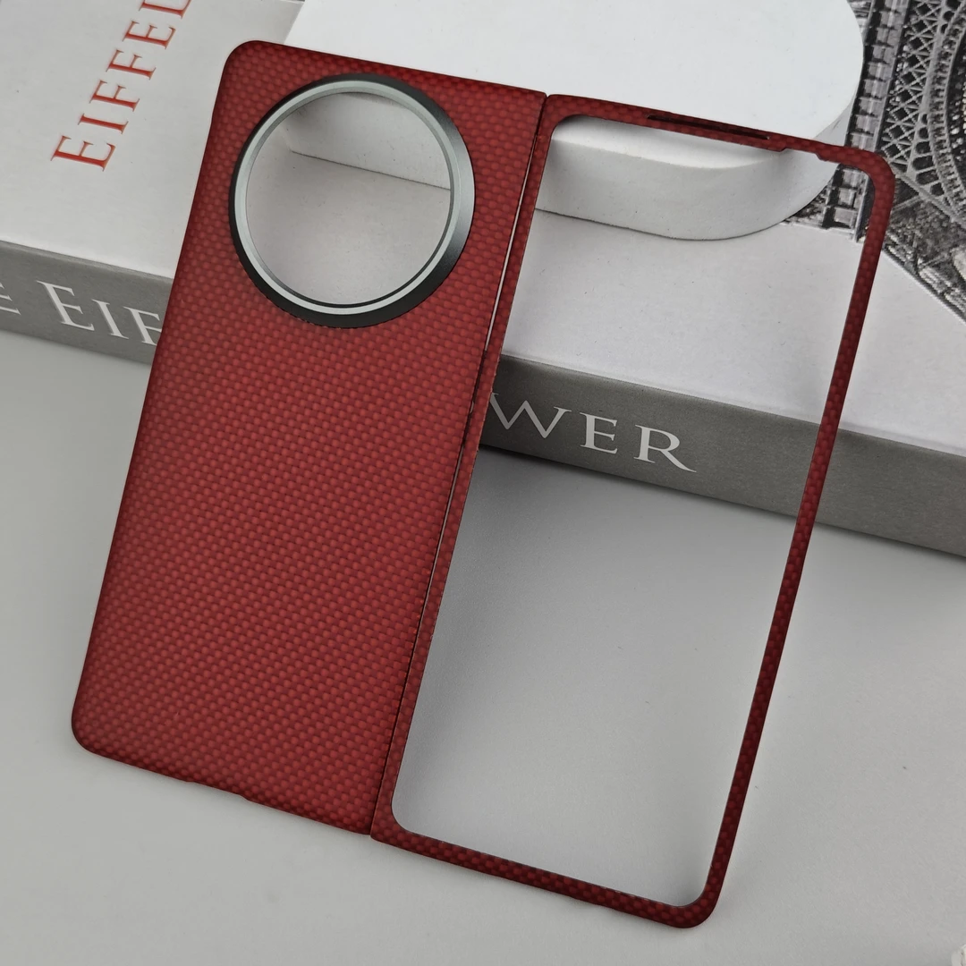 适用华为X3凯夫拉芳纶纤维手机壳商务简约超轻薄耐磨裸机质感磁吸