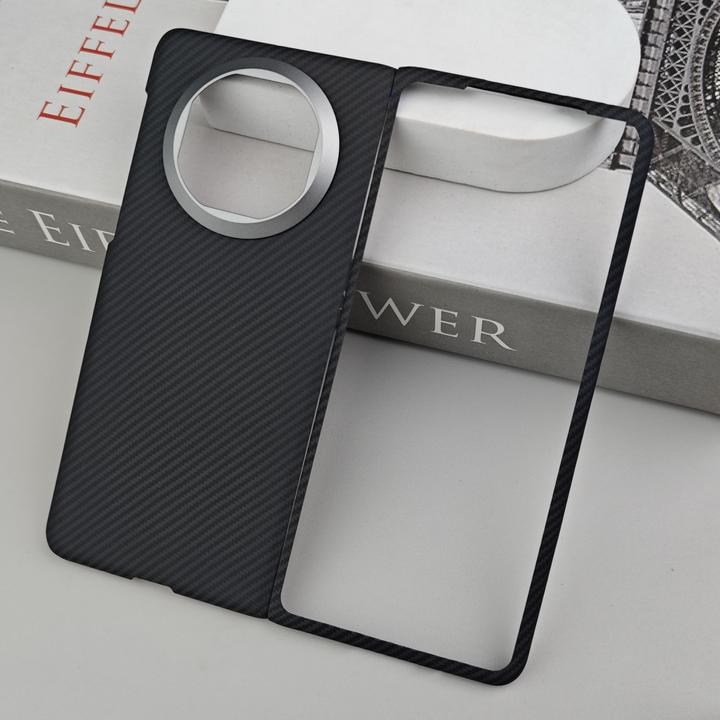 适用华为X5凯夫拉芳纶纤维手机壳优品磁吸超轻薄高档裸机手感商务