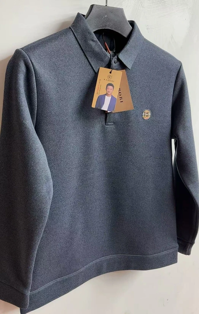 2445翻领加绒POLO衫