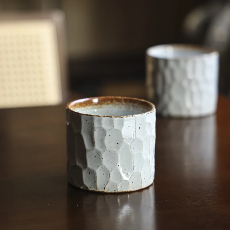 景德镇复古陶瓷纯手工主人杯高档精致现代大容量杯G101