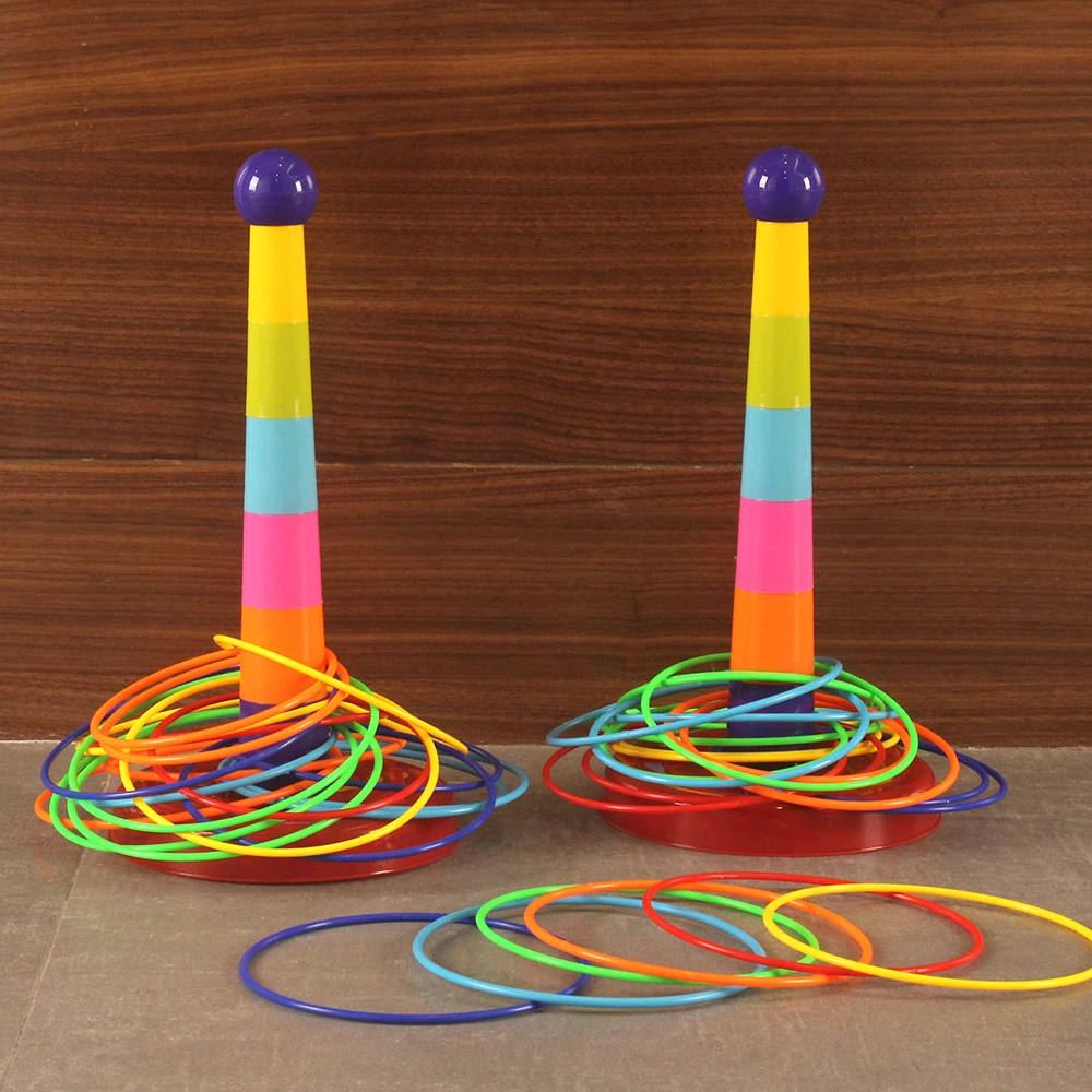 儿童套圈圈益智套塔室内室外休闲比赛幼儿园玩具亲子互动投掷游戏