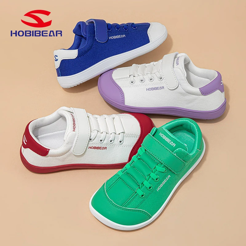 哈比熊男童鞋子2025春秋新款儿童板鞋男童胖脚宽脚女童宽楦宽头鞋