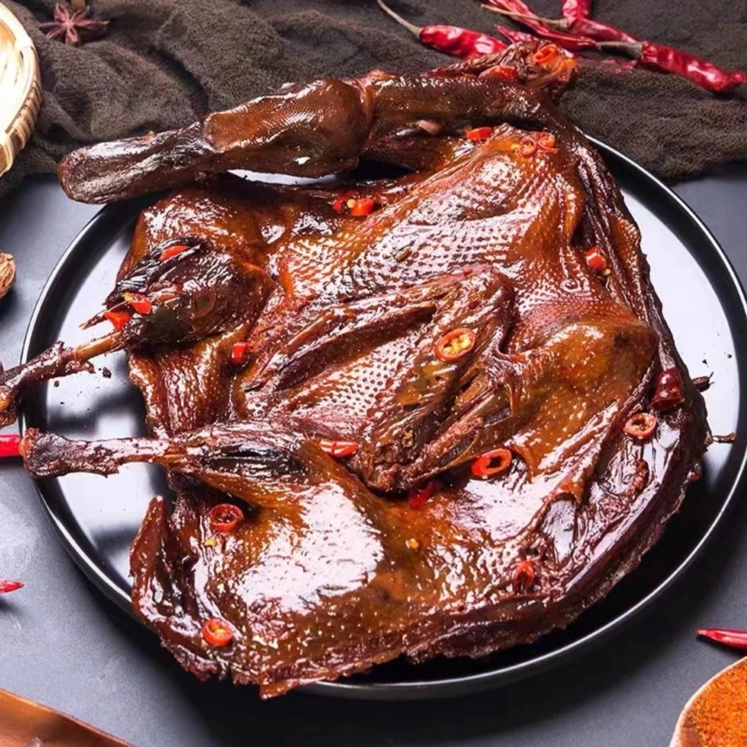 湖北洪湖酱板鸭500g整只装手撕熟食风味独特开袋即食秘制美味特产