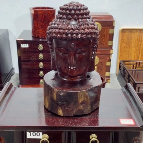 木杨*林小叶紫檀佛头一个