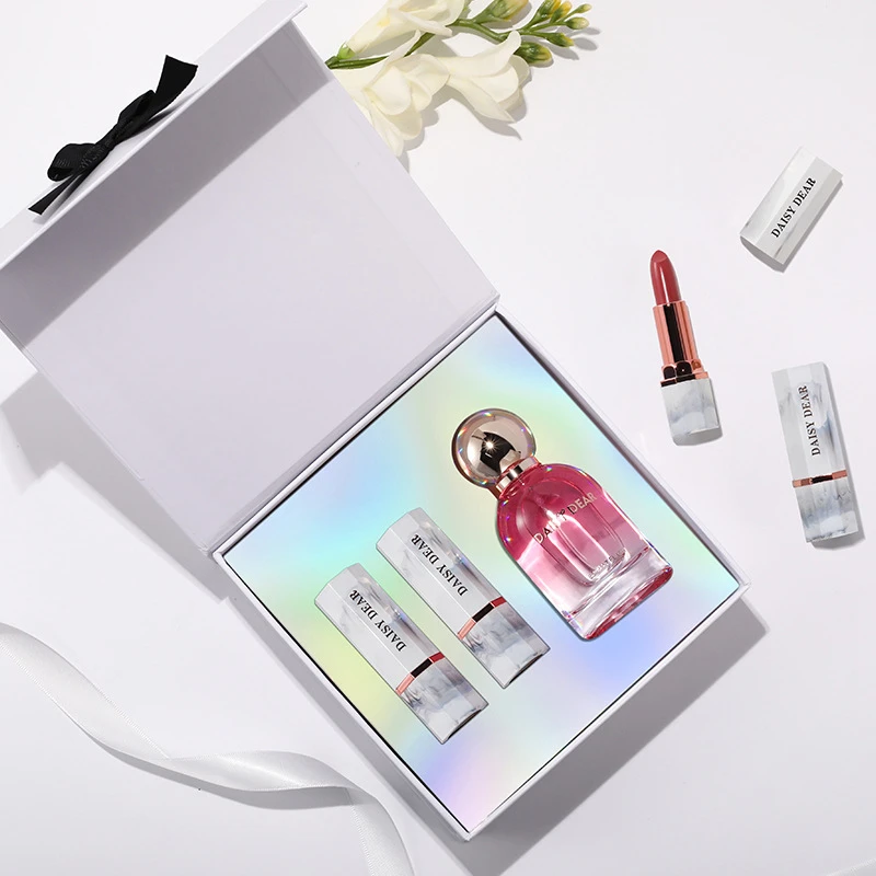 新款口红香水礼盒套装持久淡香口红香水套装送闺蜜生日伴手礼