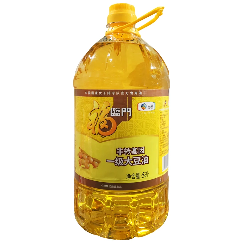 福临门非转基因一级大豆油5L