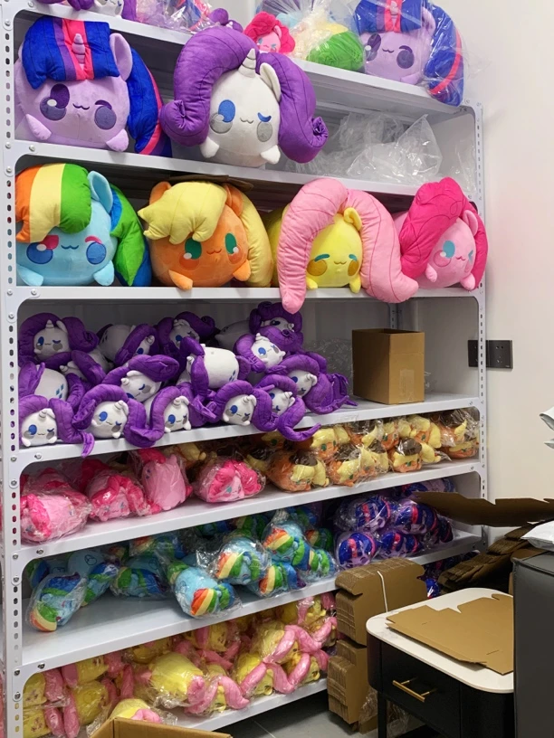 紫悦趴趴小马50厘米大抱枕