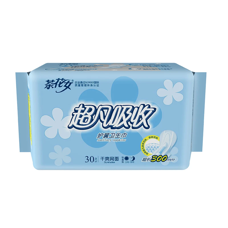 CAMELLIA WOMAN/茶花女茶花女卫生巾日用夜用30片组合丝薄透气