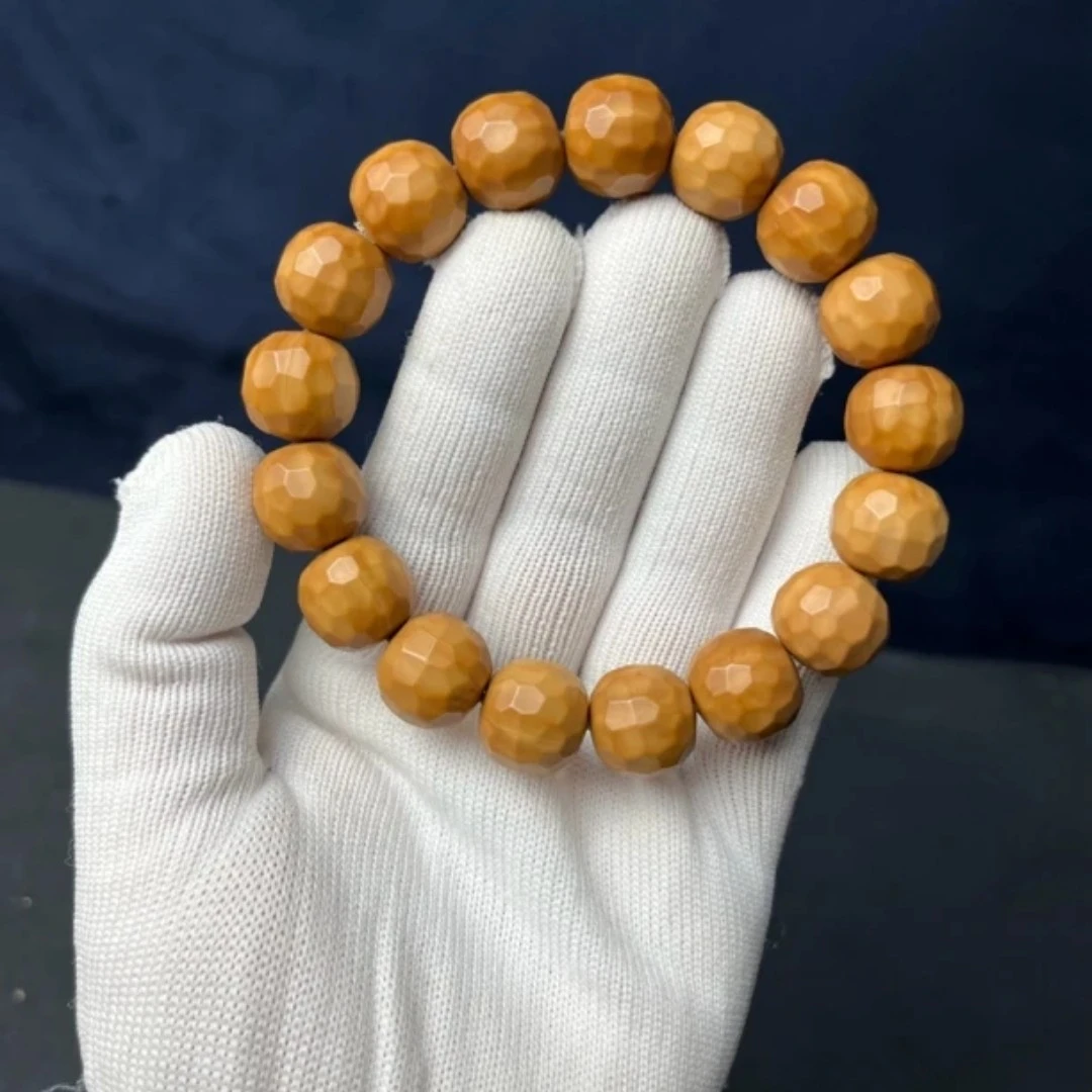 全品猴头核桃龙岩钻面老型男女同款单圈手串原皮原色