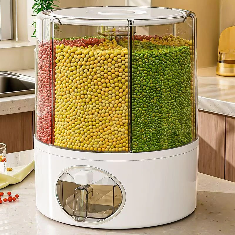 米桶可旋转五谷杂粮收纳桶