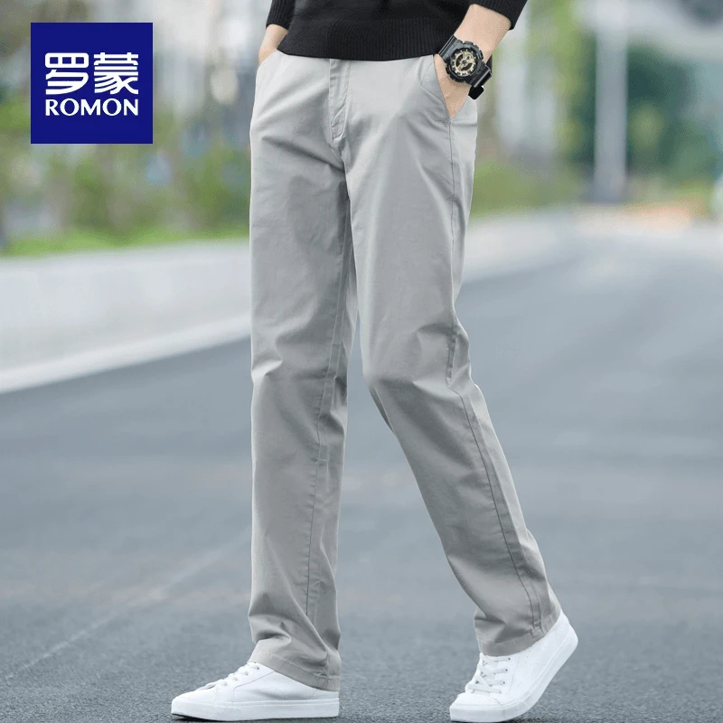 罗蒙2025新款百搭休闲裤男士工装长裤男款秋冬爆款宽松直筒裤子男