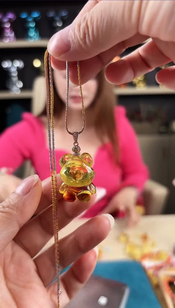 【闪购商品】琥珀裸石未镶嵌10.24手工编织商品 22