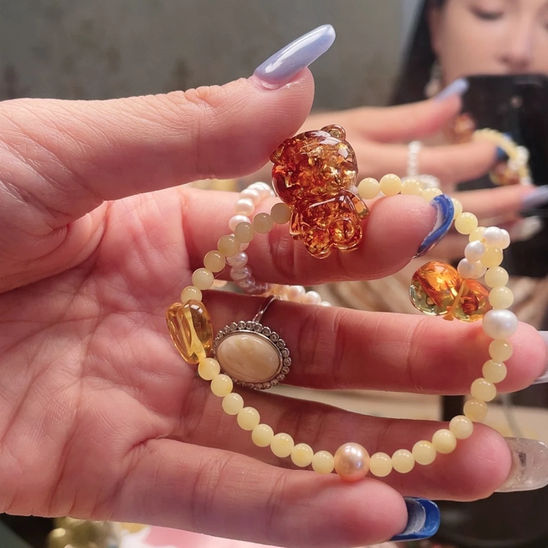 【闪购商品】琥珀手链未镶嵌