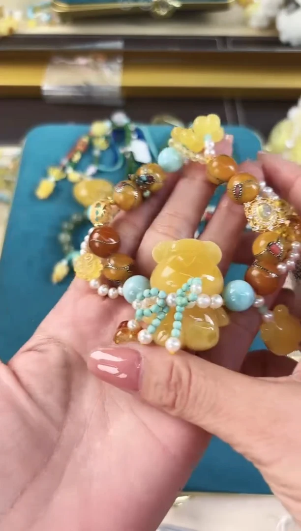 【闪购商品】蜜蜡颈饰未镶嵌 发一件手工商品32