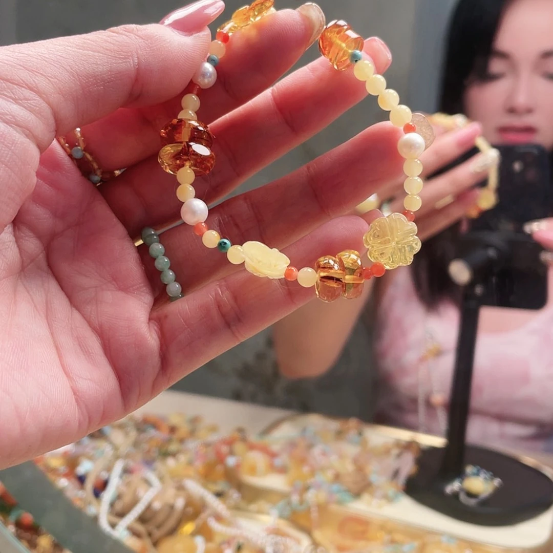【闪购商品】琥珀手链未镶嵌