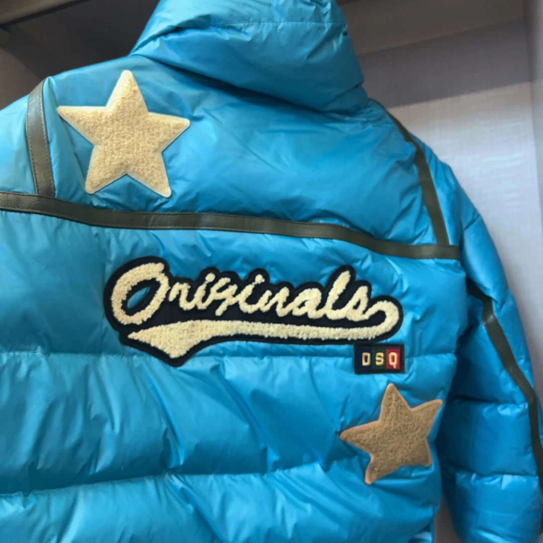 【哲思凡亲子装】刺绣羽绒服星星撞色拼色时尚加厚保暖运动设计师款