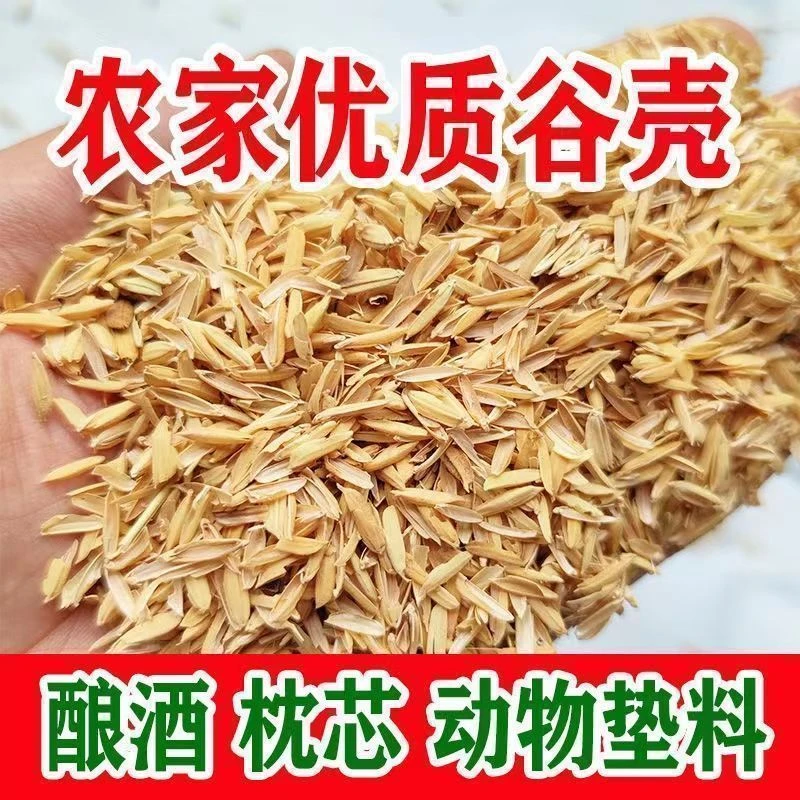 新鲜稻壳稻谷壳酿酒枕头填充干净种花养殖草新鲜谷壳成人枕头填充