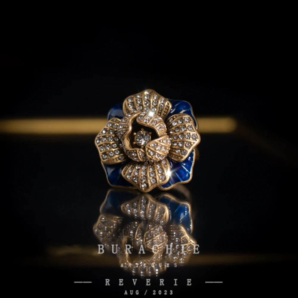 铜合金仿水晶戒指 【2172】周年珍藏英｜经典原标克拉款CrownFrett