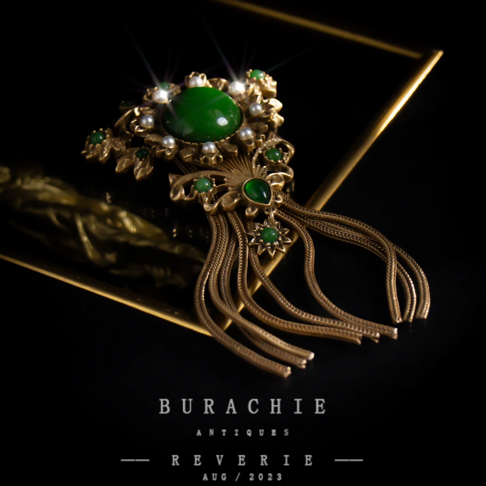 铜合金仿水晶胸针 【1649】周年珍藏英｜经典原标克拉款CrownFrett