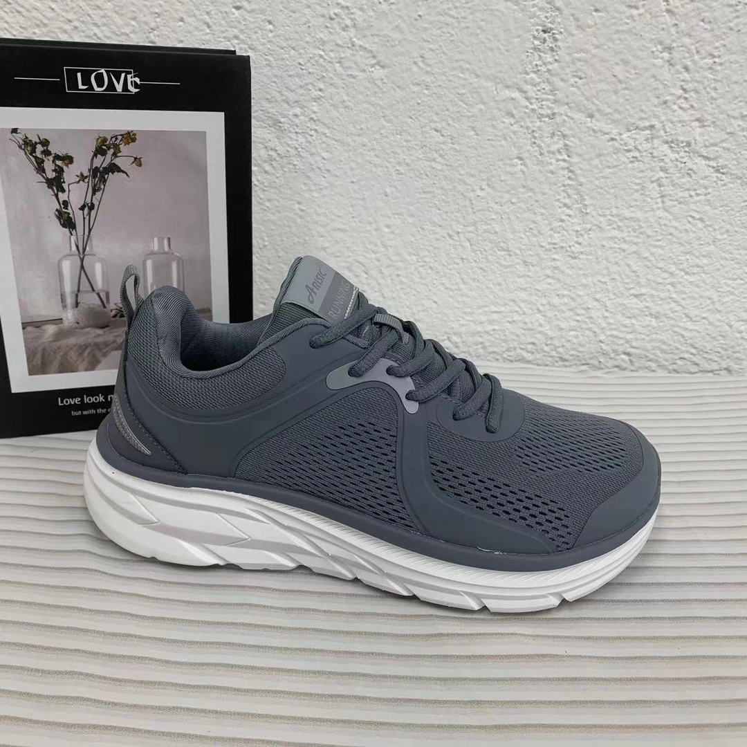 D594(运动码）男鞋 秋冬新款低帮网面轻便舒适百搭休闲运动鞋1仓