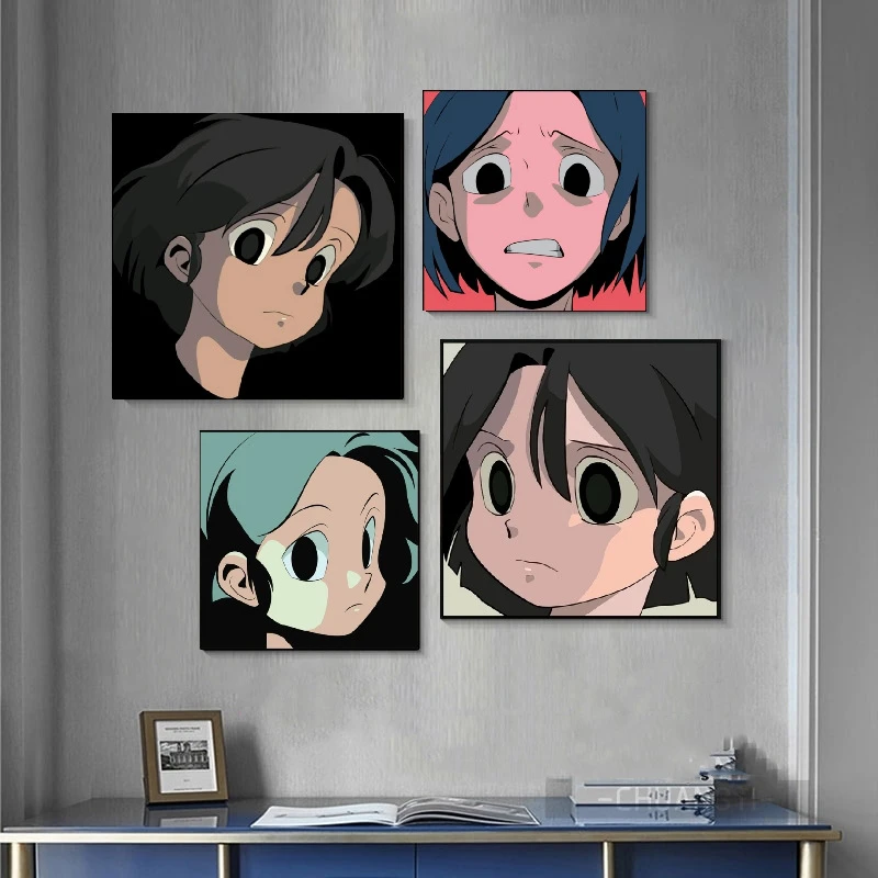 装饰画潮流挂画AOKIZY客厅潮牌工作室复古动漫沙发卧室床头墙挂画