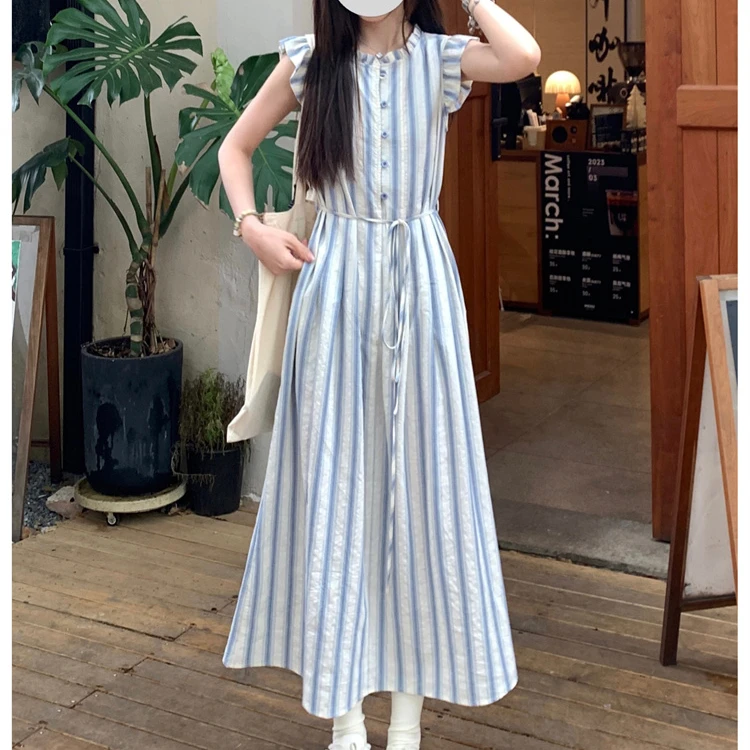 （孕哺两穿）开扣80-160斤·孕妇装女装外出时尚夏季哺乳喂奶连衣裙