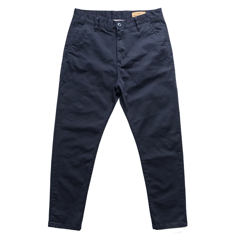 1102春秋季男士修身直筒休闲裤弹力百搭长裤韩版潮流裤子欧美简约