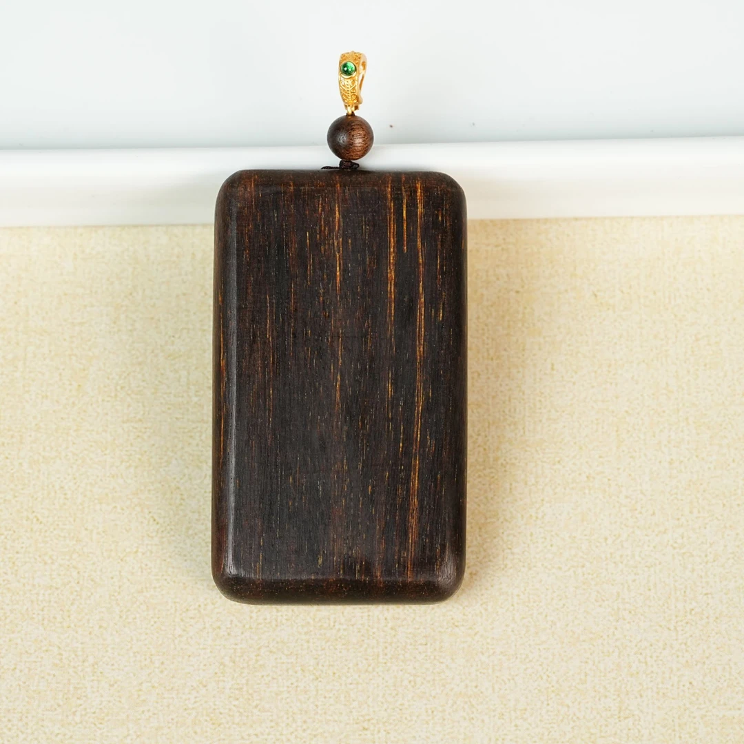 【沉水】越南芽庄老白棋无事牌沉香木素牌