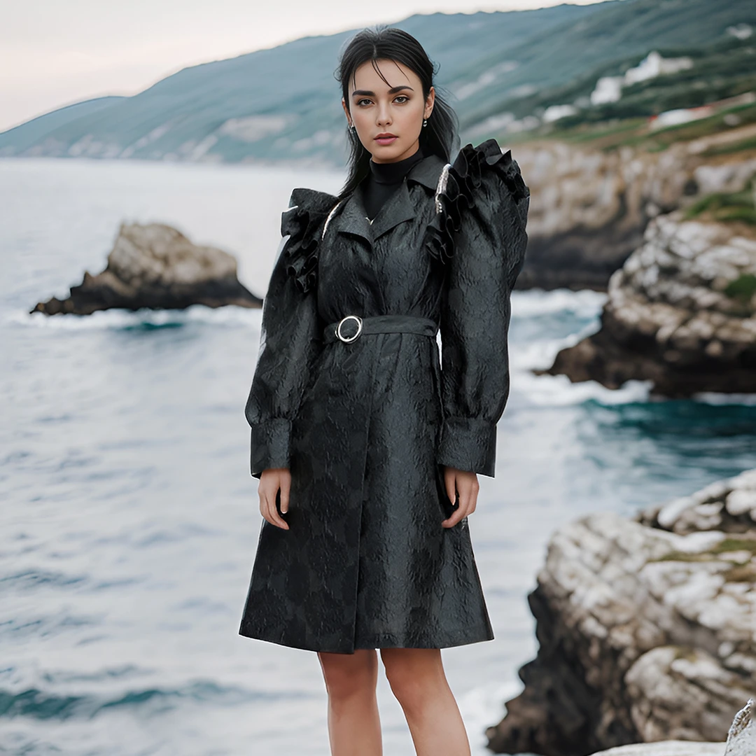 【B99官方旗舰店】女装时尚设计师款 休闲外套DJWCS25575