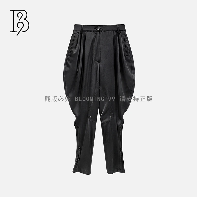 【B99官方旗舰店】女装时尚户外休闲裤宽松春夏灯笼裤FGWPS20021