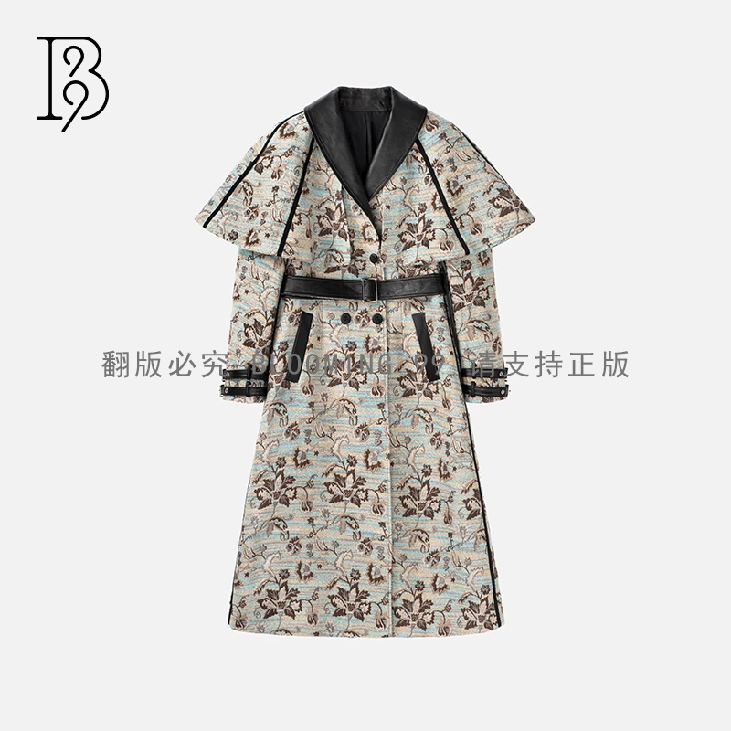 【B99官方旗舰店】女装时尚设计师款大衣外套WFWCA13182