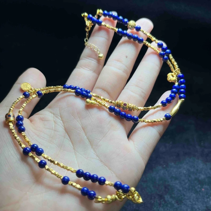 【小魏总返场福利】S925青金石项链（3mm）