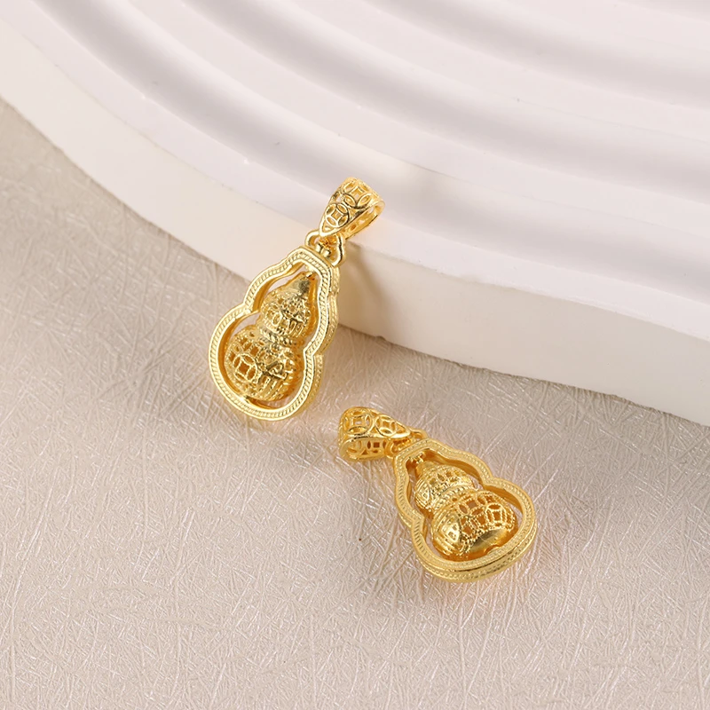 足银银制品 【宋浩然专属】足银葫芦吊坠（13×22mm）【多样性发一】