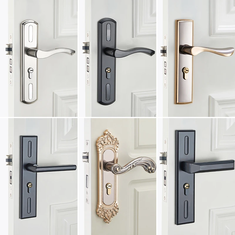 门锁锁芯装饰家用卧室室内房间锁子门把手手柄锁具卫生间木门厕所