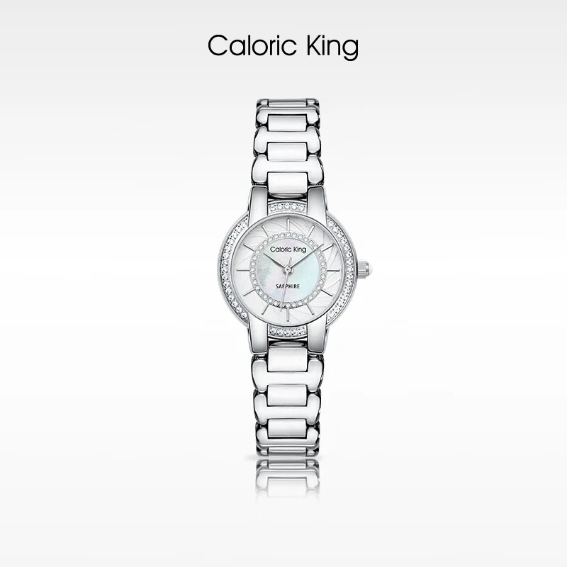 凯卡思Caloric King【雪花】轻奢表盘高端气质手表女款五金女孩