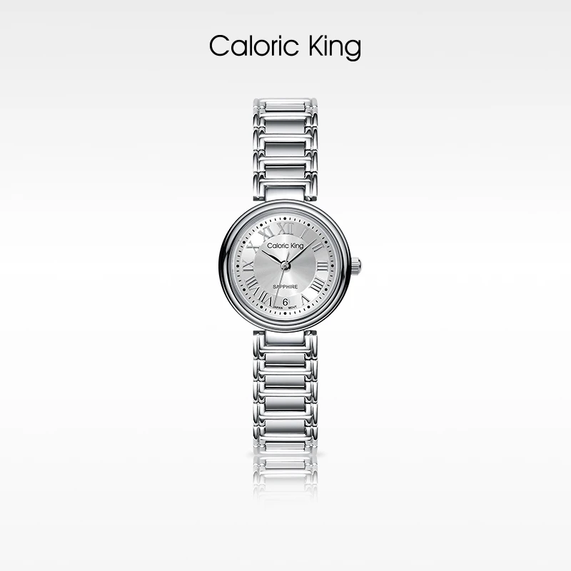 凯卡思Caloric King【致简时尚】简约设计感太阳纹理盘优雅气质手表