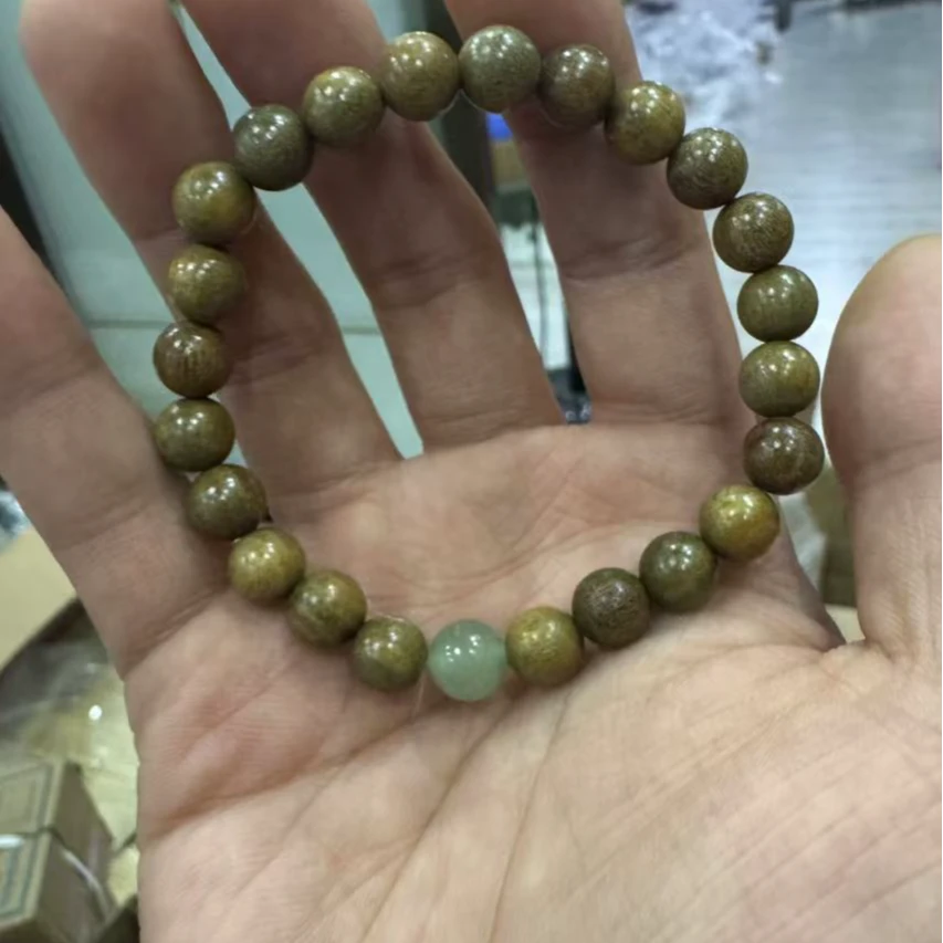 设计款绿檀8mm手串
