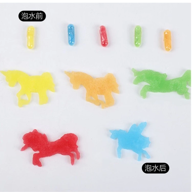 【宝宝洗澡必备】泡水膨胀出动物恐龙胶囊玩具小孩儿童创意变大胶